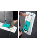 Leifheit  Wischbezug Profi XL micro duo türkis weiß 48,0 x 16,0 x 2,0 cm