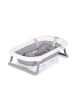 Chipolino Babywanne Isla mit Badekissen in grau