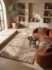 KADIMA DESIGN TINGIR Teppich Vintage Medaillon Klassisch 140x200 Natur Schlafzimmer in Natur