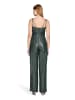Vera Mont Jumpsuit mit Glanzeffekt in Dark Green/Grey
