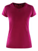 Tom Tailor T-Shirt Alin in Fuchsia Melange