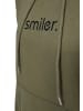 smiler. Kapuzensweatshirt Happy. in olive