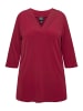 Ulla Popken Longshirt in weinrot