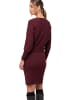 Zero  Strickkleid mit U-Boot Ausschnitt in Mystic Berry
