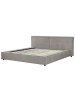 Beliani Doppelbett LINARDS in Grau - (W) 230 x (H) 94 x (L) 242 cm