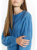 myMo Damen Strickpullover in Himmelblau