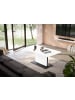 58 aufm Kessel COUCHTISCH Höhenverstellbar Else 3 120x56x70 Holzwerkstoff Ice White