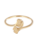 Elli Ring 375 Gelbgold Ginkgo in Gold