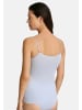 Hanro Spaghetti Top Cotton Seamless in Blue dove