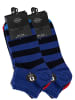 Vincent Creation® Sneaker Socken 8 Paar Ringel und Uni in Bunt