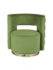 Kayoom Sessel Drehsessel Beverly Pistachio in pistachio-grün - gold