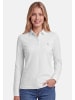 U.S. Polo Assn. U.S. POLO ASSN. Damen Poloshirt Longsleeve P-076 in Weiss