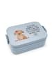 Mr. & Mrs. Panda MEPAL Bentobox Hund Dame Motiv mit Spruch in Blau Pastell