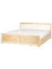 Beliani 5-tlg Doppelbett OLENDON in Braun
