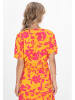 IZIA Women Top in yellow multicolor