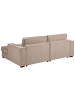 Beliani Ecksofa KOLDING in Beige/Schwarz - (W) 228 x (H) 83 x (L) 152 cm
