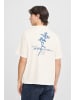 CASUAL FRIDAY Rundhalsshirt CFJAXSON backprint in Weiß