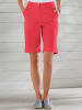 Sieh an! Jeans-Bermudas in rot