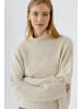 Oui Pullover in light beige mel