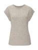 Vivance by Lascana Kurzarmshirt in grau meliert