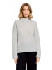 Betty Barclay Kaschmir-Pullover mit Kragen in Light Silver Melange