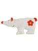 Efie Spiel & Kuschelkissen Eisbär, Größe ca. 39 cm, GOTS, Made in Germany