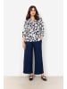 soyaconcept Langarm-Bluse in blau