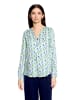 CARTOON Casual-Bluse mit Knöpfen in Green/Blue