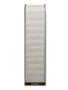 58 aufm Kessel JALOUSIESCHRANK Eadi 46 x 44 x 192 Rollladenschrank Schwarzstahl/Weiß
