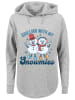 F4NT4STIC Oversized Hoodie Chilling with My Snowmies in grau