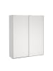 ebuy24 Schiebetürenschrank Bergamo (2-türig) Weiß 179 x 67 cm