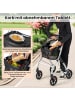 COSTWAY Rollator Schmal für Wohnung in Weiß