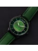 Holzkern Unisex-Armbanduhr Avatar™ Earth Kingdom Achat/Grün