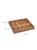 relaxdays Sortierbox Holz in Natur - (B)32 x (H)3,5 x (T)26 cm