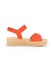 Gabor Plateau Sandalen in orange