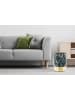 Kayoom Hocker Gipsy in dunkelblau - gold