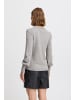 b. young BYNONINA POINTELLE JUMPER - regular fit in Mid Grey Melange