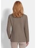 GOLDNER Kurzgröße:  Jacke im Bouclé-Look in camel / gemustert