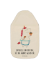 Mr. & Mrs. Panda Wärmflasche mit Bezug Einhorn Küche mit Spruch in Weiß