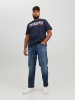 JACK & JONES PLUS T-shirt in Navy Blazer
