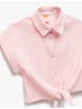 KOTON Shirt in Rosa Karomuster