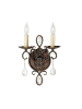 Licht-Erlebnisse Wandlampe (B)22.9 x (H)29.8 cm in Bronze Antik