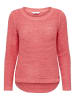 ONLY Einfarbiger Basic Strickpullover ONLGEENA in Rosa