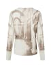 monari Langarmshirt in ecru taupe - 0001
