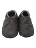 Yalion Baby Krabbelschuhe aus Leder mit rutschfester Sohle – Grau