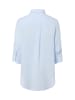 Marie Lund Leinenbluse Rihab in blau - 0056