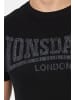 Lonsdale T-Shirt "Logo Kai" in Schwarz