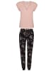 Vive Maria Pyjama Hibiscus Dream in lightpink/schwarz allover