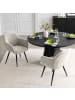 home24 Polsterstuhl Glassburn 2er-Set in Beige