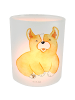Mr. & Mrs. Panda Kerzenhalter Corgie ohne Spruch in Transparent